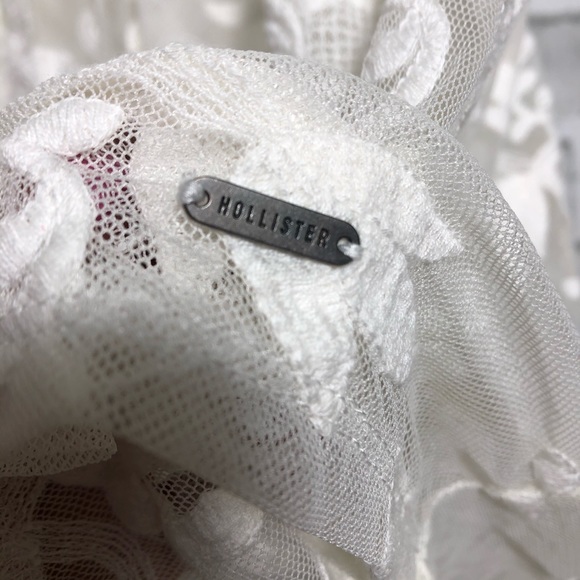 Hollister floral mini lace dress size M - Picture 8 of 12
